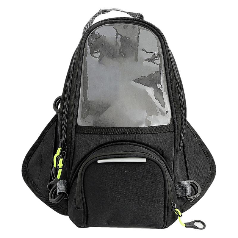 Motorcycle Gear Backpack - 磁気オートバイ防水バッグ、タンクバッグ、ナビゲーションバックパック、透明な携帯電話ポケット