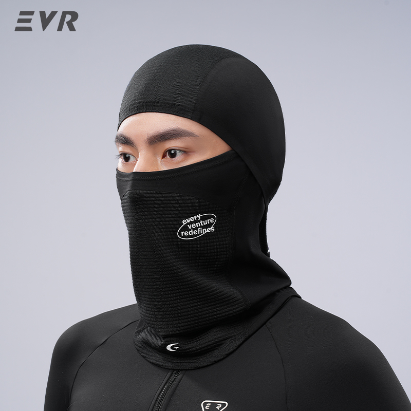 Motorcycle Gear Mens - EVR 冬用ウールフェイスマスク ネックゲイター 防風 保温 通気性