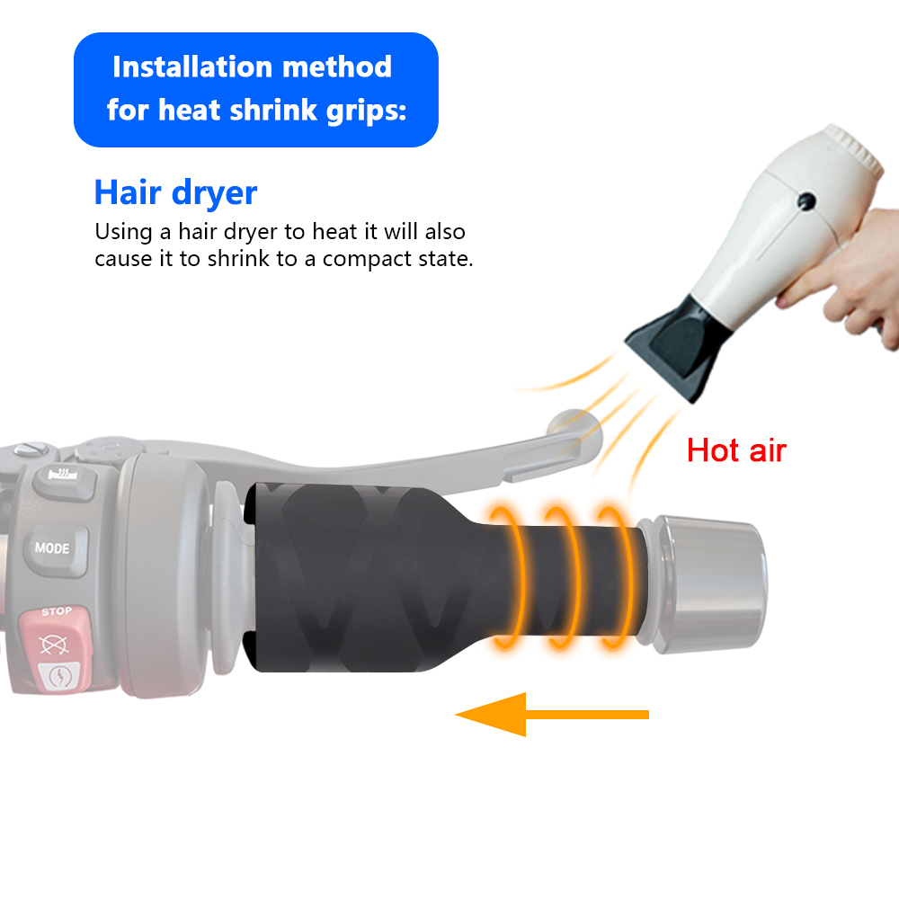 オートバイ熱収縮ハンドルバーグリップゴム熱収縮グリップ BM - Handlebar Grip Heated のレビューと価格