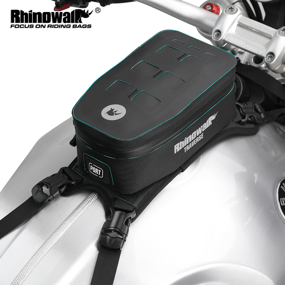 Rhinowalk バイクタンクバッグ 2L 完全防水収納バ - Motorcycle Gear Backpack のレビューと価格