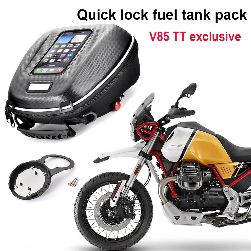 モトグッツィ V85 V85TT タンクバッグクイックロック - Motorcycle Gear Backpack のレビューと価格