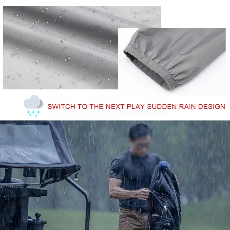 大人用防水軽量ゴルフレインコート、アウトドアジャケット、防雨 - Motorcycle Gear Mens のレビューと価格
