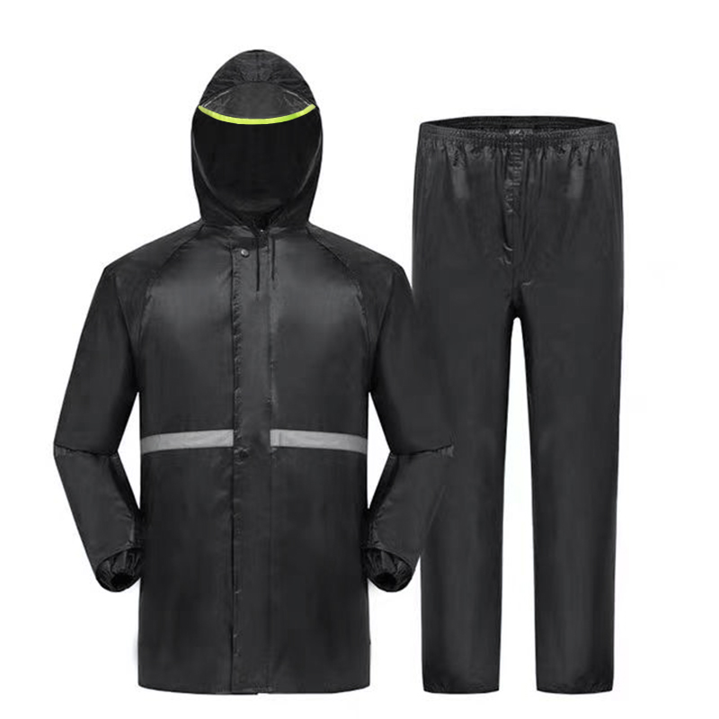 男性と女性のための防水フード付きコートとパンツ,反射ストリッ - Motorcycle Gear Mens のレビューと価格